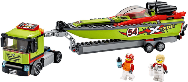LEGO Race Boat Transporter (60254-1) set, 2020