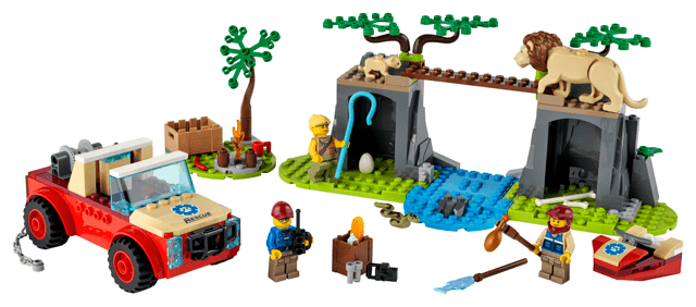 LEGO Wildlife Rescue Off-Roader (60301-1) set, 2021