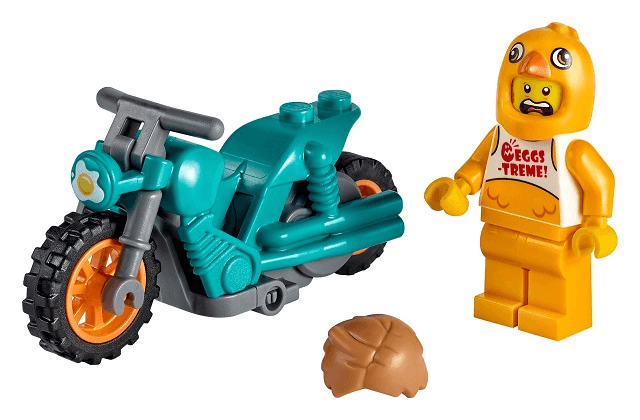 LEGO Chicken Stunt Bike (60310-1) set, 2021