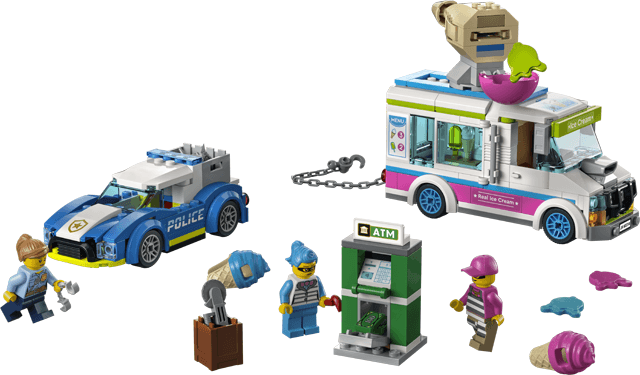 LEGO Ice Cream Truck Police Chase (60314-1) set, 2022