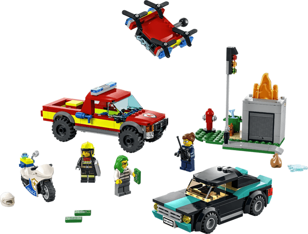 LEGO Fire Rescue & Police Chase (60319-1) set, 2022