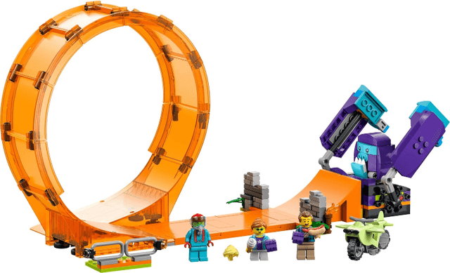LEGO Chimpanzee Smash Stunt Loop (60338-1) set, 2022