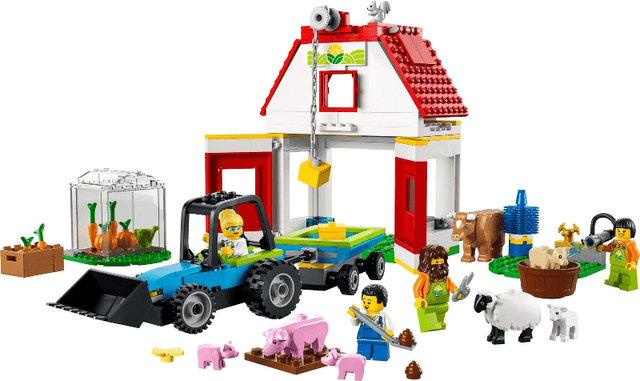 LEGO Barn & Farm Animals (60346-1) set, 2022