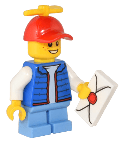 LEGO Advent Calendar 2022, City (Day  2) - Billy with Letter (60352-3) set, 2022