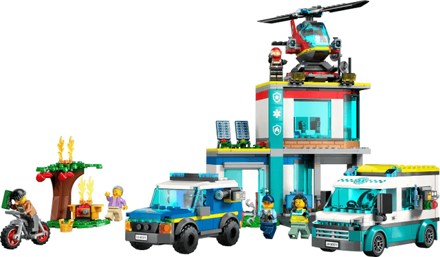 LEGO Emergency Vehicles HQ (60371-1) set, 2023