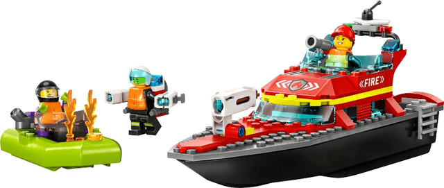 LEGO Fire Rescue Boat (60373-1) set, 2023