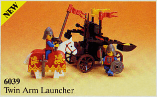 LEGO Twin Arm Launcher (6039-1) set, 1988