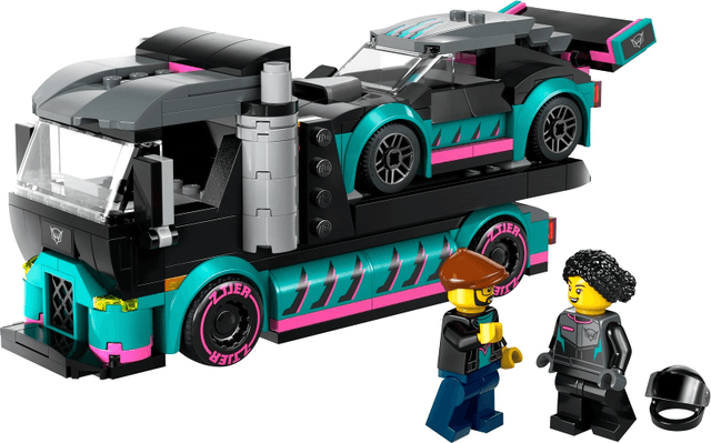 LEGO Race Car and Car Carrier Truck (60406-1) set, 2024