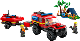 LEGO 4x4 Fire Truck with Rescue Boat (60412-1) set