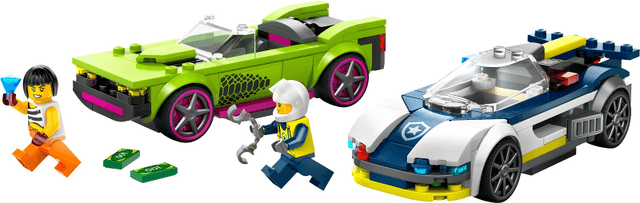 LEGO Police Car and Muscle Car Chase (60415-1) set, 2024
