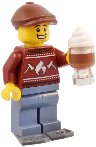 LEGO Advent Calendar 2024, City (Day  9) - Snowshoer with Holiday Sweater (60436-10) set, 2024
