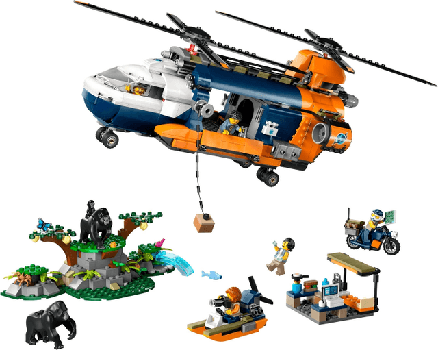 LEGO Jungle Explorer Helicopter (60437-1) set, 2024