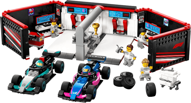 LEGO F1 Garage & Mercedes-AMG & Alpine Cars (60444-1) set, 2025