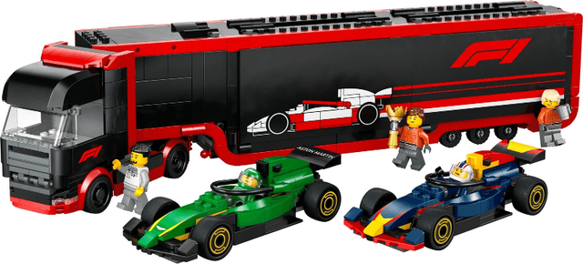 LEGO F1 Truck with RB20 & AMR24 F1 Cars (60445-1) set, 2025