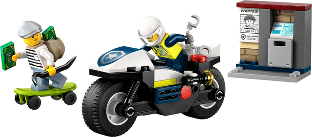 LEGO Police Motorcycle (60455-1) set, 2025