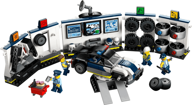LEGO Custom Police Garage (60457-1) set, 2025