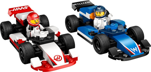 LEGO F1 Williams Racing & Haas F1 Race Cars (60464-1) set, 2025