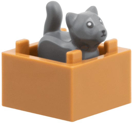 LEGO Advent Calendar 2025, City (Day 11) - Kitten with Box (60475-12) set, 2025
