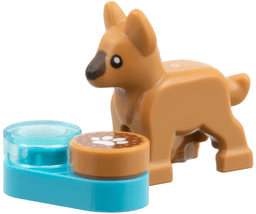 Advent Calendar 2025, City (Day 7) - Puppy Dog with Food and Water