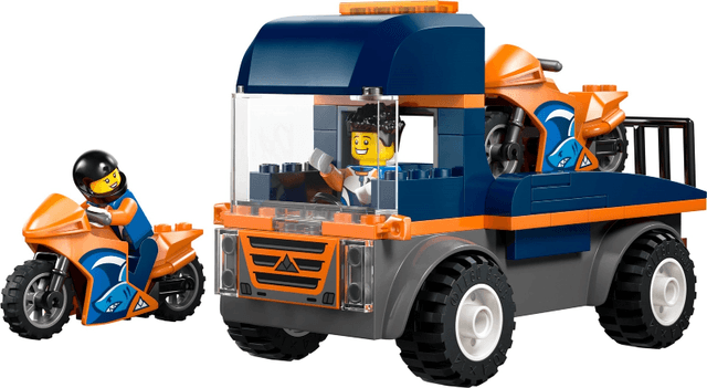 LEGO Motorcycle Transporter (60491-1) set, 2026