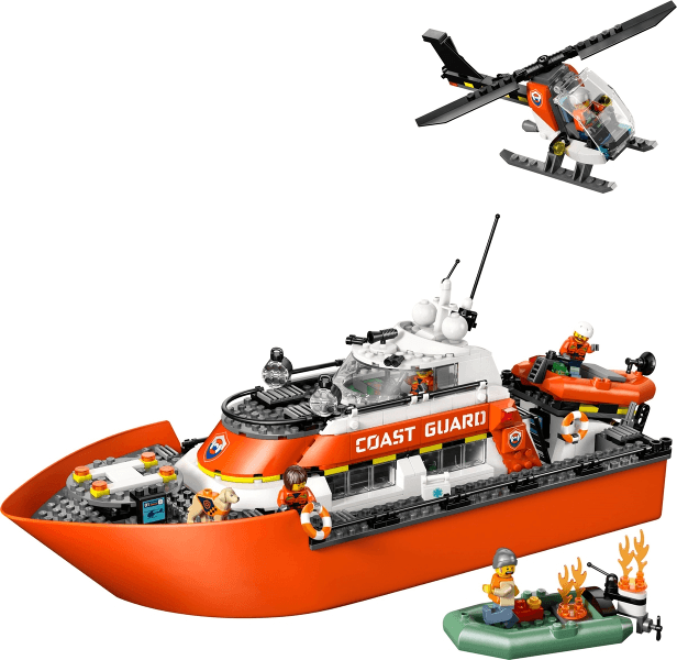 LEGO Coast Guard Rescue Boat (60504-1) set, 2026