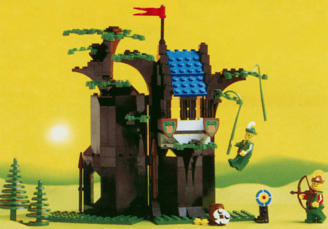LEGO Forestmen's Hideout (6054-1) set, 1988