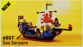 LEGO Sea Serpent (6057-1) set, 1992