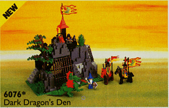 LEGO Dark Dragon's Den (6076-1) set, 1993