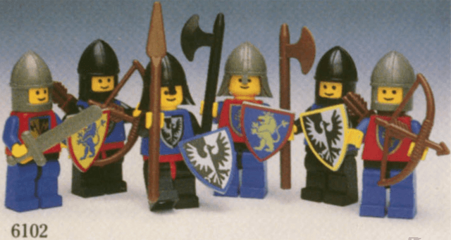 LEGO Castle Mini-Figures (6102-1) set, 1985