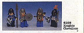 LEGO Knights (6103-2) set, 1984