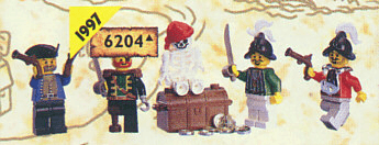 LEGO Buccaneers (6204-1) set, 1997