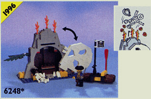 LEGO Volcano Island (6248-1) set, 1996