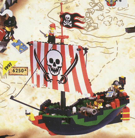 LEGO Cross Bone Clipper (6250-1) set, 1997