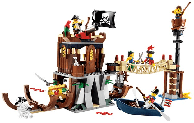 LEGO Shipwreck Hideout (6253-1) set, 2009