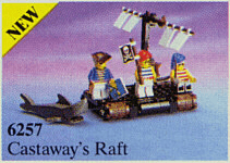 LEGO Castaway's Raft (6257-1) set, 1989