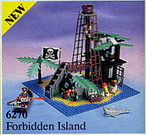 LEGO Forbidden Island (6270-1) set, 1989