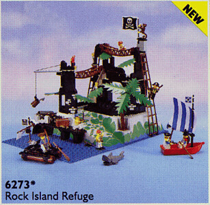 LEGO Rock Island Refuge (6273-1) set, 1991
