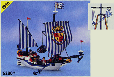 LEGO Armada Flagship (6280-1) set, 1996