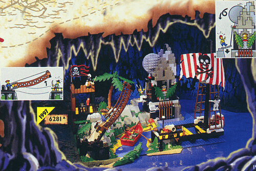 LEGO Pirates Perilous Pitfall (6281-1) set, 1997