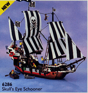 LEGO Skull's Eye Schooner (6286-1) set, 1993