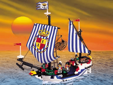 LEGO Spaniard Ship {Armada Flagship Reissue} (6291-1) set, 2001