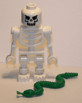 LEGO Advent Calendar 2009, Pirates (Day 22) - Skeleton and Snake (6299-23) set, 2009