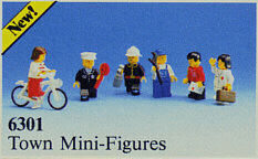 LEGO Town Mini-Figures (6301-1) set, 1986