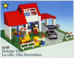 LEGO Vacation House (6349-1) set, 1988
