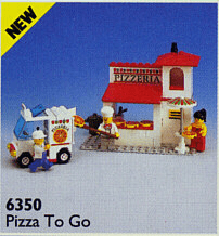 LEGO Pizza To Go (6350-1) set, 1994