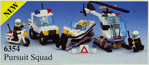 LEGO Pursuit Squad (6354-1) set, 1990