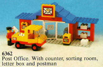 LEGO Post Office (6362-1) set, 1982