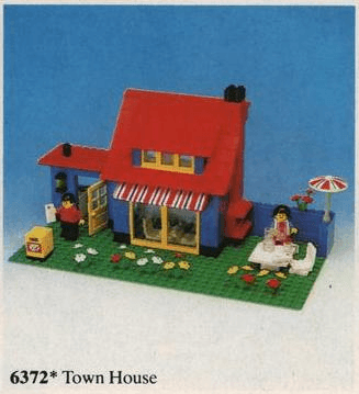 LEGO Town House (6372-1) set, 1982