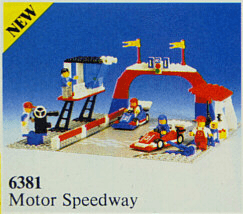 LEGO Motor Speedway (6381-1) set, 1987