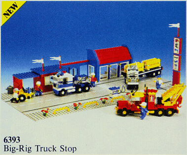 LEGO Big-Rig Truck Stop (6393-1) set, 1987